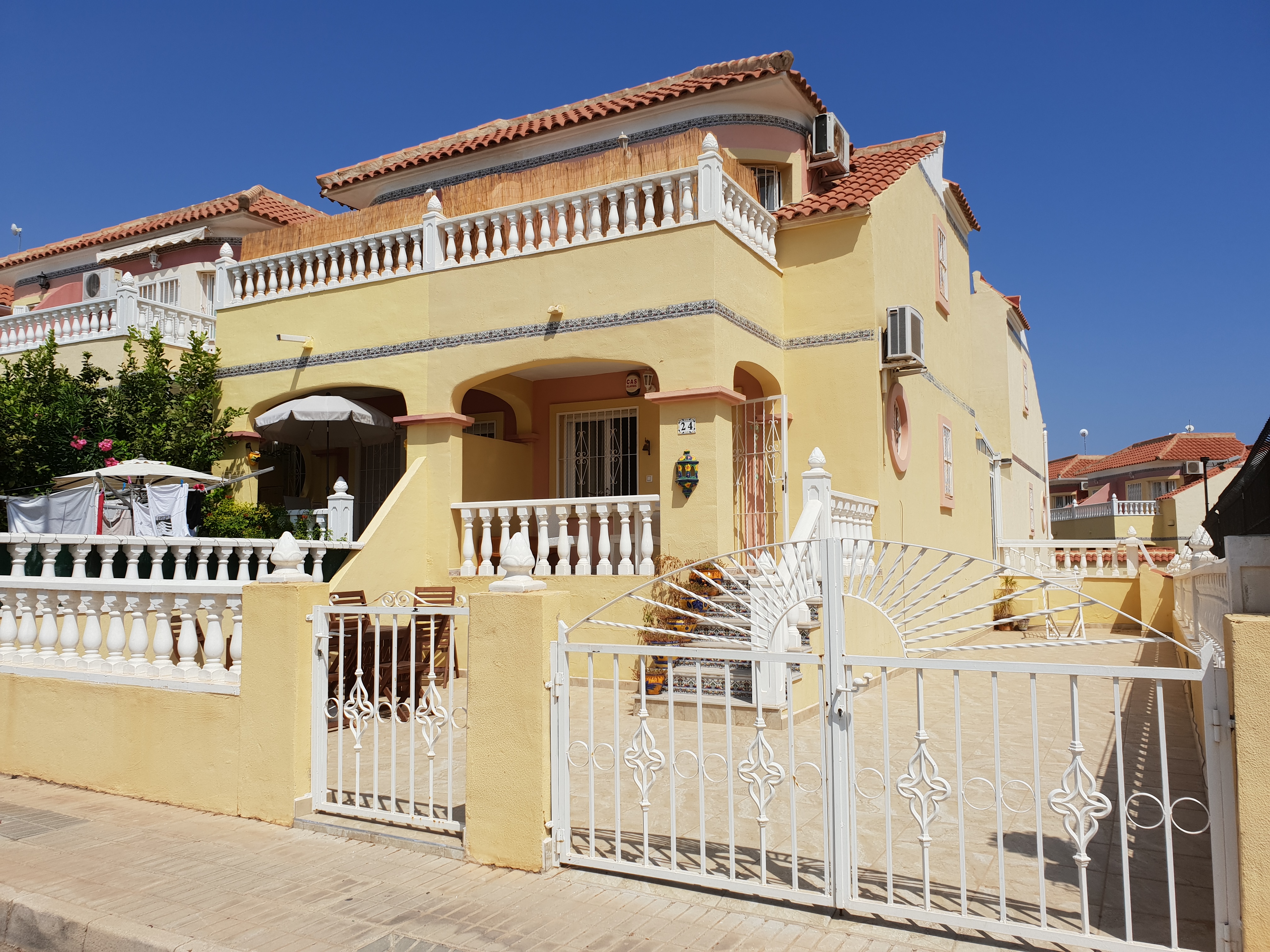 Two bedroom South-facing quad house for sale near beaches and La Zenia Boulevard