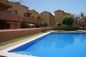 Two bedroom, one bathroom beachside townhouse on popular Cabo Roig urbanisation