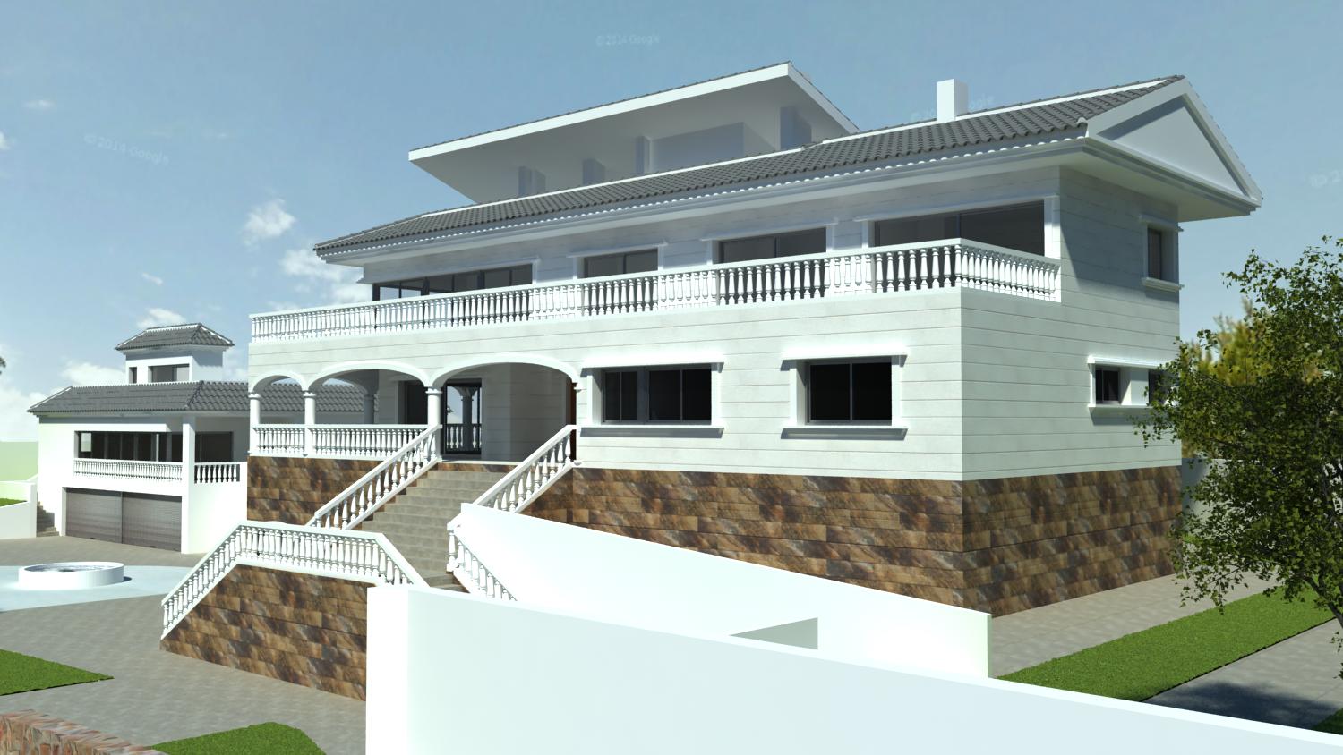 Exclusive project of three storey house for sale in Las Filipinas, Villamartin, Orihuela-Costa
