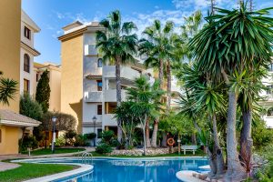 Two bedroom ground floor apartment in prestigious Panorama Park community in Punta Prima