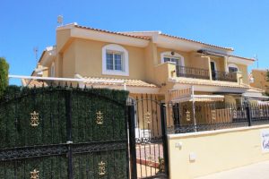 Three bedroom, two bathroom semi-detached property for sale on popular Playa Flamenca urbanisation