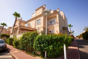 Beautiful three bedroom, two bathroom quad house for sale on popular Miraflores IV community in Playa Flamenca