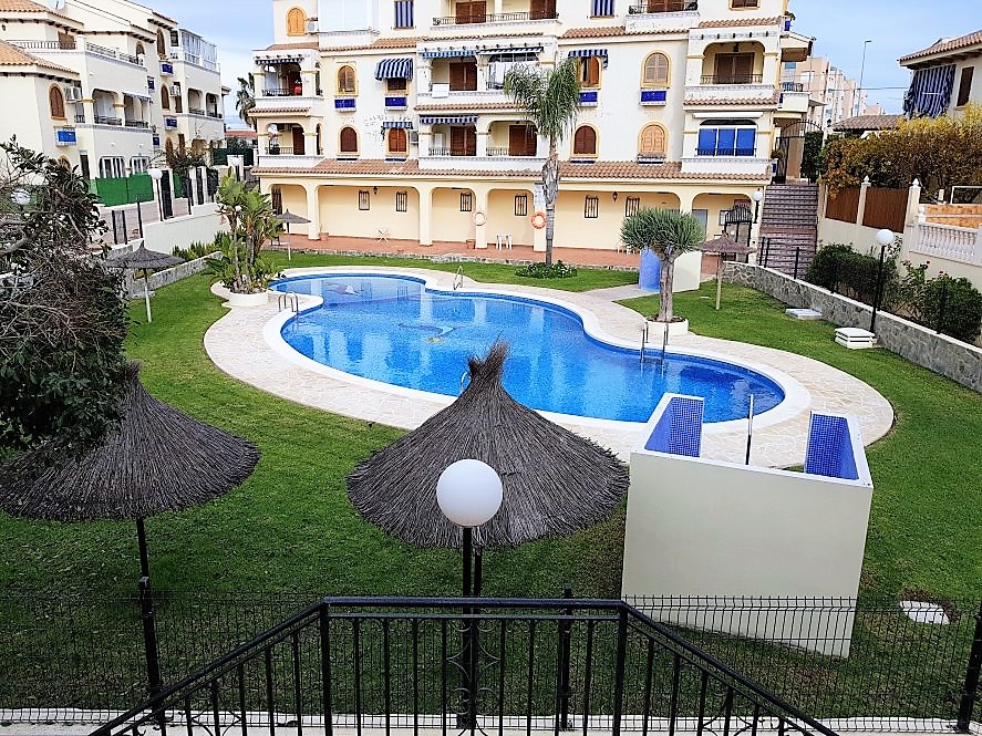 Well priced three bedroom, two bathroom top floor apartment for sale in La Mata